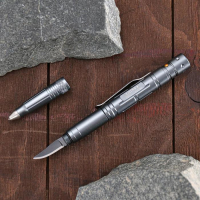 Ручка-стеклобой с фонариком и ножом. микс Ручка-стеклобой с фонариком и ножом. микс