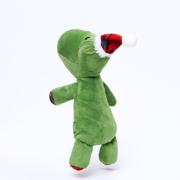 Игрушка мягкая для собак Игрушка мягкая для собак "Дино" с пищалкой, 35 х 16 см