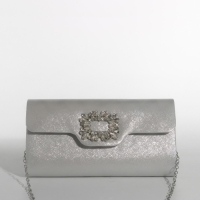 Сумка-клатч на магните, цвет серебряный Сумка-клатч на магните, цвет серебряный