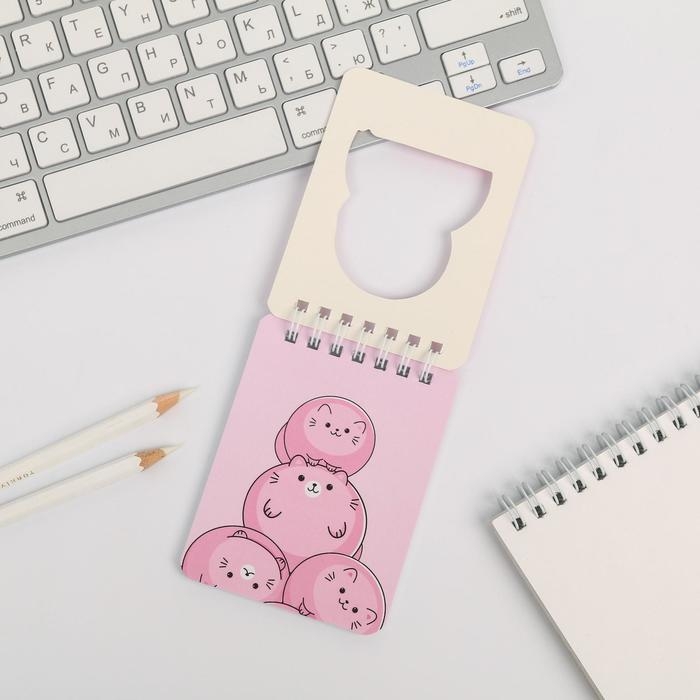 Набор &laquo;С 8 Мяута&raquo;: блокнот и ручка пластик