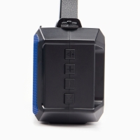 Фонарь аккумуляторный, 5Вт, 1200мАч, IPX5, Bluetooth, AUX, USB, радио, солнеч.бат, синий Фонарь аккумуляторный, 5Вт, 1200мАч, IPX5, Bluetooth, AUX, USB, радио, солнеч.бат, синий