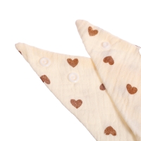 Муслиновый набор «Подарочный набор: Сердечки», 3 шт. Муслиновый набор «Подарочный набор: Сердечки», 3 шт.