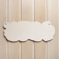 Табличка 2-слойная "За баню", 35х15см Табличка 2-слойная "За баню", 35х15см