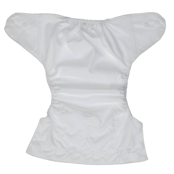 Многоразовый подгузник, 3-15 кг, цвет белый, Крошка Я Многоразовый подгузник, 3-15 кг, цвет белый, Крошка Я