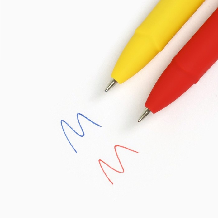 Ручка гелевая «Новый год: Почта Счастья», 2 шт., синяя и красная паста Ручка гелевая «Новый год: Почта Счастья», 2 шт., синяя и красная паста