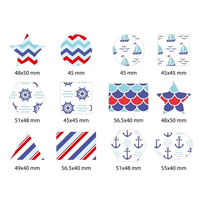 Игра на липучках &laquo;Методика Сегена&raquo;, набор №3, из фетра