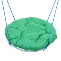 Качели "Гнездо" с подушкой d 90 см, макс нагрузка 80 кг, зеленая подушка