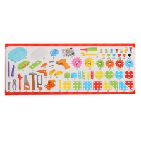 Конструктор винтовой &laquo;Игровой модуль&raquo;, 8 в 1, с электрическим шуруповёртом