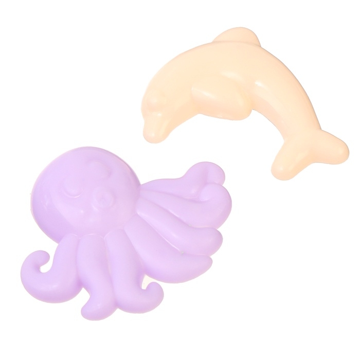 Кинетический песок, 2 формочки, 200 гр, цвет зелёный