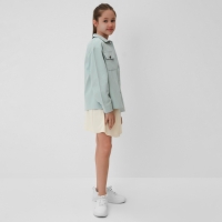 Рубашка для девочки MINAKU: Casual collection KIDS цвет мятный, рост 140