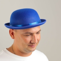 Карнавальная шляпка с лентой, р. 56, цвета МИКС Карнавальная шляпка с лентой, р. 56, цвета МИКС