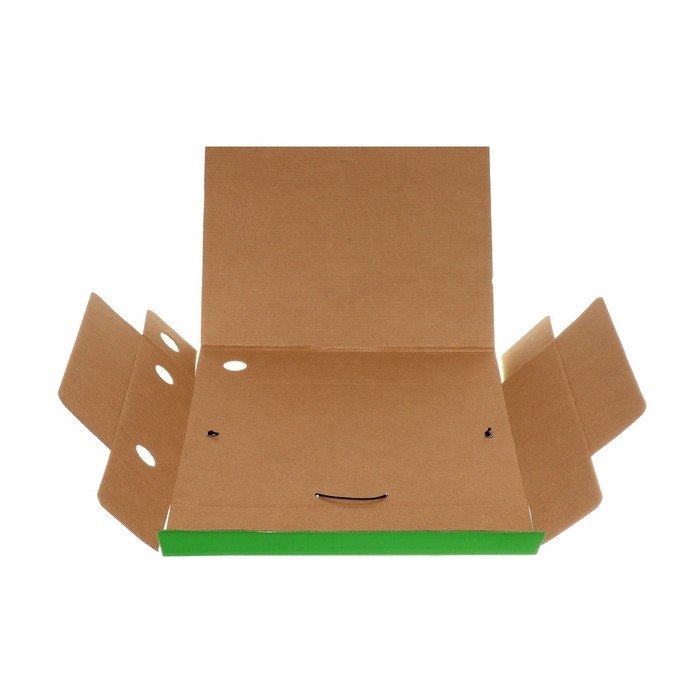 Папка архивная на резинках Calligrata, микрогофрокартон, 75 мм, до 700 л, зелёный Папка архивная на резинках Calligrata, микрогофрокартон, 75 мм, до 700 л, зелёный