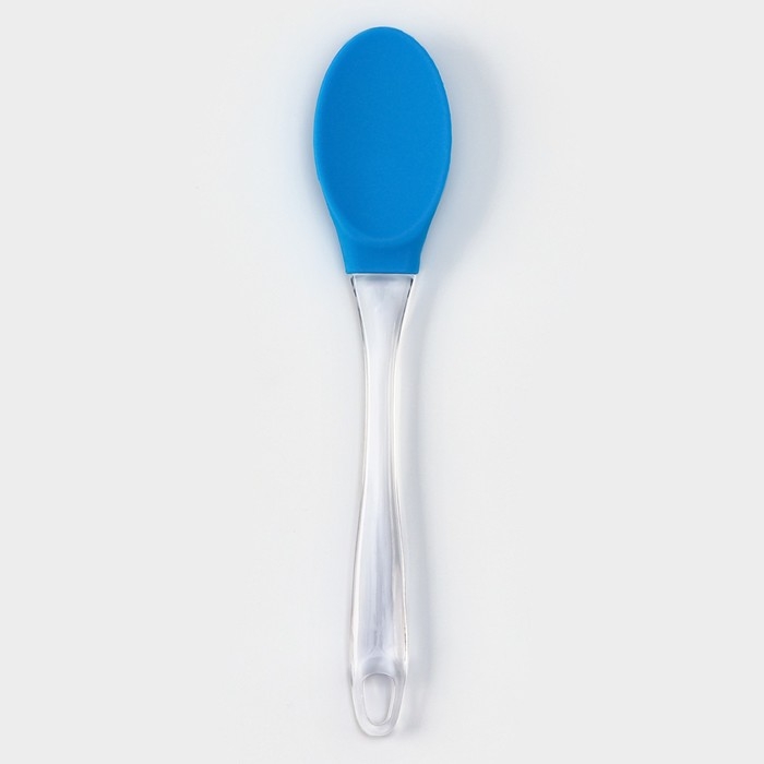 Ложка гарнирная Доляна &laquo;Лёд&raquo;, силикон, 25 см, цвет МИКС