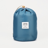 Косметичка на шнурке, с кошельком, цвет синий Косметичка на шнурке, с кошельком, цвет синий