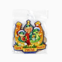 Оберег новогодний на подставке «Удачи, счастья, радости», 10 х 8,1 см. Оберег новогодний на подставке «Удачи, счастья, радости», 10 х 8,1 см.