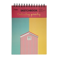 Скетчбук 18х25см для пастели, 30 листов "Геометрия", жесткая обложка, плотность 130 гр, МИКС Скетчбук 18х25см для пастели, 30 листов "Геометрия", жесткая обложка, плотность 130 гр, МИКС