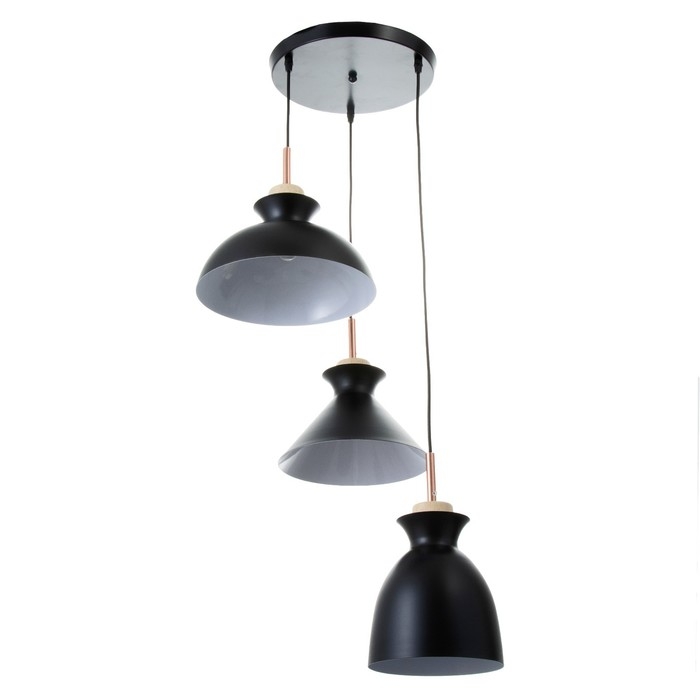 Светильник BayerLux Светильник BayerLux "Вармо" 3хЕ27 40Вт черный 41х41х25-125см