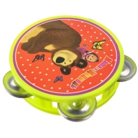 Музыкальная игрушка &laquo;Бубен: Маша и Медведь&raquo;