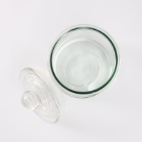 Банка для свечей стекло с крышкой фигурной "Цилиндр" прозрачная 750 мл 9,9х9,9х18,5 см Банка для свечей стекло с крышкой фигурной "Цилиндр" прозрачная 750 мл 9,9х9,9х18,5 см