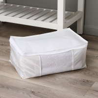 Кофр для хранения вещей LaDо́m, 45×30×20 см, цвет белый Кофр для хранения вещей LaDо́m, 45×30×20 см, цвет белый