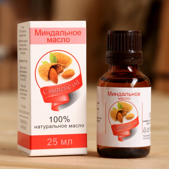 Жирное масло Жирное масло "Миндаль", 100% натуральное, 25 мл