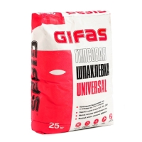Шпаклёвка гипсовая Гифас Универсал (Gifas Universal) финишная, 25кг Шпаклёвка гипсовая Гифас Универсал (Gifas Universal) финишная, 25кг