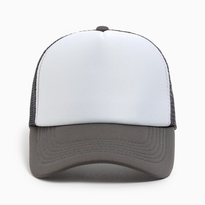 Бейсболка женская с сеткой MINAKU, цвет серый, размер 56-58 Бейсболка женская с сеткой MINAKU, цвет серый, размер 56-58