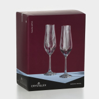 Набор бокалов для шампанского Bohemia Crystal &laquo;Тулипа&raquo;, 170 мл, 6 шт