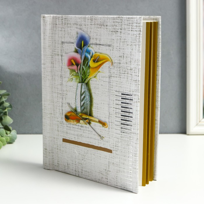 Фотоальбом магнитный 20 листов "Необычный букет" МИКС 3х20х25 см