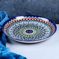 Ляган Риштанская Керамика "Узоры", 28 см, синий Ляган Риштанская Керамика "Узоры", 28 см, синий