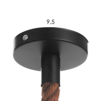 Светильник BayerLux "Канат" 1хЕ27 40Вт коричневый 3х3х100см