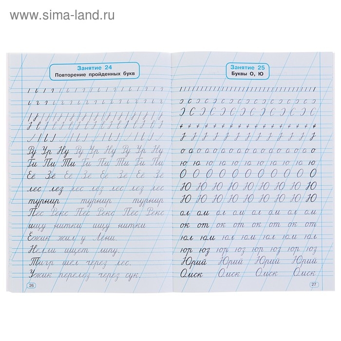 &laquo;Тренажёр по чистописанию. Учимся писать всего за 30 занятий, 1 класс. От азов до каллиграфического письма&raquo;, Узорова О. В., Нефедова Е. А.