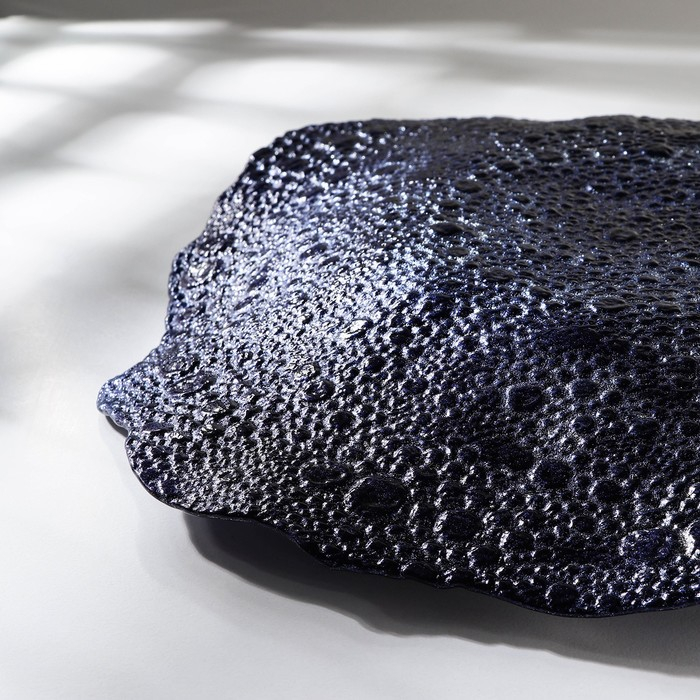 Блюдо сервировочное Galaxy, d=30 см, цвет синий Блюдо сервировочное Galaxy, d=30 см, цвет синий