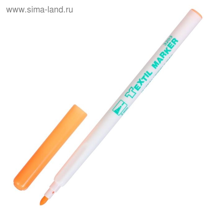 Маркер для ткани 2.0 мм Koh-I-Noor 3203/71, длина письма 500 м, неоновый оранжевый