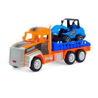 Грузовик инерционный &laquo;Перевозчик&raquo; с погрузчиком, цвета МИКС