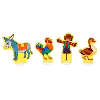 Набор напольный пазл с фигурками «Моя ферма», 10 фигурок, 42 детали Набор напольный пазл с фигурками «Моя ферма», 10 фигурок, 42 детали