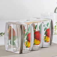 Набор стаканов &laquo;Яблоко&raquo;, 230 мл, 6 шт