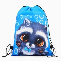 Мешок для обуви &laquo;Крошка енот&raquo; нетканное полотно, размер 30 х 40 см