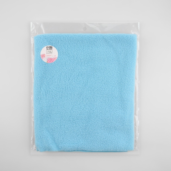 Лоскут флис, односторонний, 50 &times; 50 см, 190 г/м, цвет голубой №6C