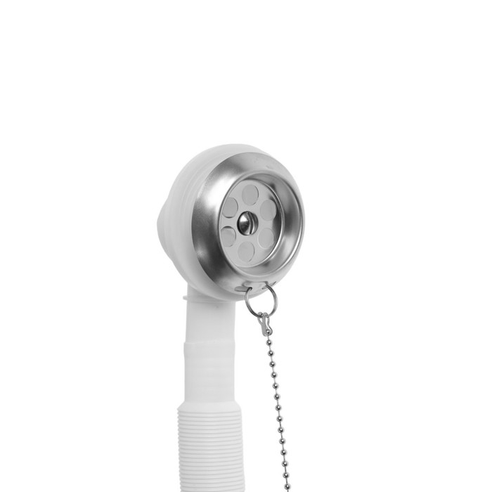 Сифон для ванны "АНИ Пласт" Варяг VE155, 1 1/2"х 40/50 мм, с переливом, с гофрой 40/50 мм