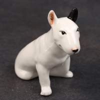 Статуэтка фарфоровая &laquo;Бультерьер черное ухо&raquo;, 10 см, авторская роспись