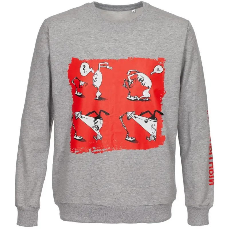 Толстовка &laquo;Яжопытный&raquo;, серый меланж, размер S