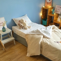 Постельное бельё &laquo;Этель: Олененок&raquo;, 1.5 сп., 143х215 см., 150х214 см., 50х70 см. - 1 шт., 100% хл., бязь