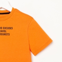 Футболка детская KAFTAN "Trendy"  р.36 (134-140), оранжевый