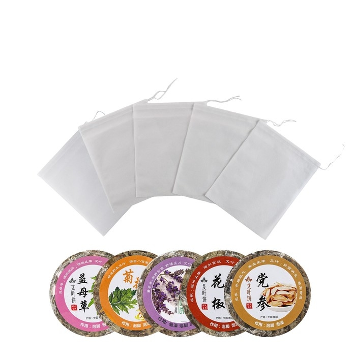 Травяной сбор для запарки ног Травяной сбор для запарки ног "Ассорти", набор 5 шт