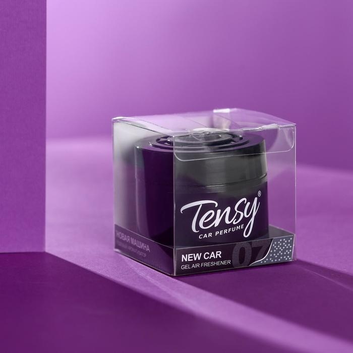 Ароматизатор гелевый Tensy, новая машина, баночка, КZ-07