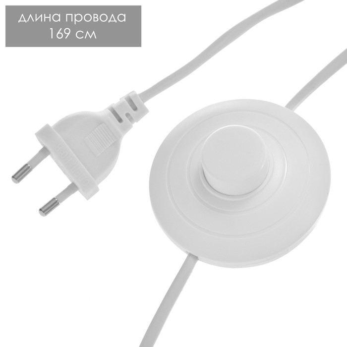 Торшер 0501 1х15Вт Е27 белый