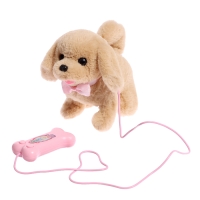 Интерактивная игрушка &laquo;Мой дружок&raquo;, звук, ходит, управление с пульта, МИКС