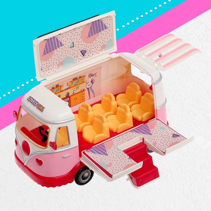 Игровой набор &laquo;Лови волну!&raquo; трейлер с прицепом, куклы, аксессуары