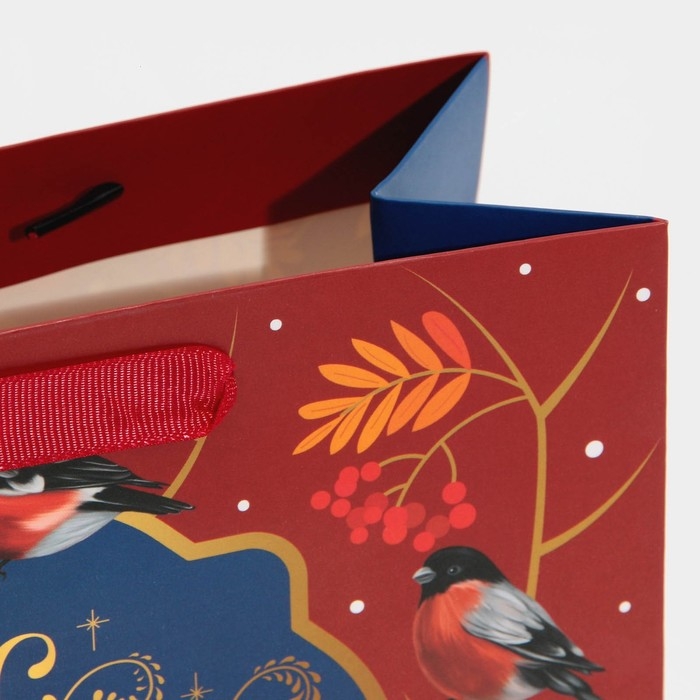 Пакет подарочный новогодний ламинированный &laquo;Пора чудес&raquo;, MS 18 х 23 х 10 см, Новый год